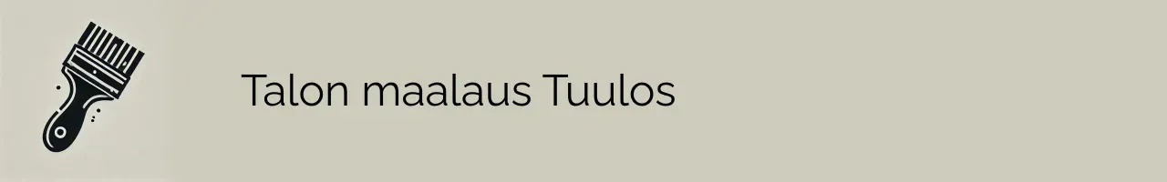 Talon maalaus Tuulos